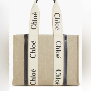 Chloe Large Woody Tote Bag-Medium